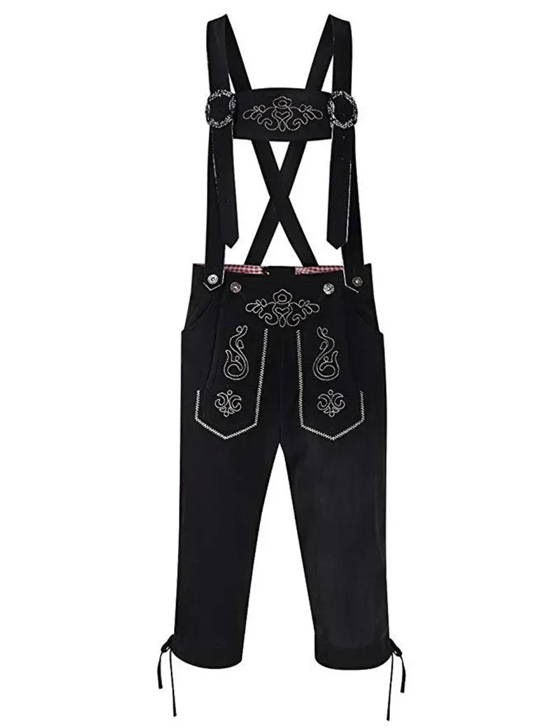 Фото Мужской и женский слинг Lederhosen Октоберфест, баварский парадный костюм, пивной фестиваль, нарядное платье, немецкая таверна, костюм официанта для косплея №5