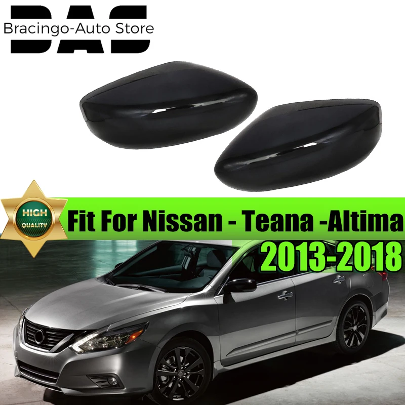 Блестящее черное боковое зеркало заднего вида для Nissan Altima 2013 2014 2015 2016 2017 959-191