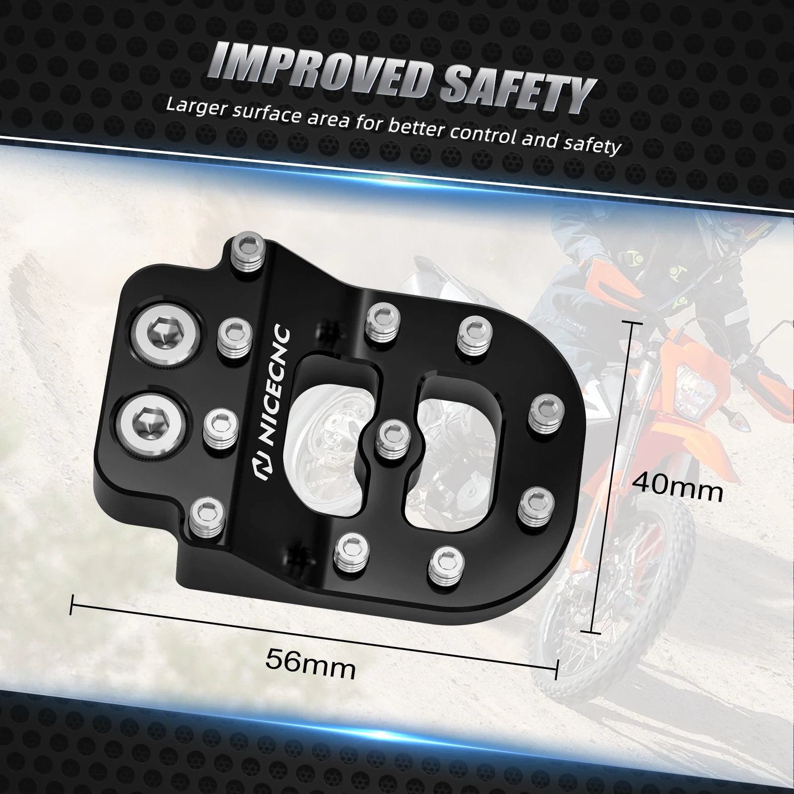 Наконечник ступенчатой педали заднего тормоза для KTM 690 Enduro R SMC 390 790 890 1050 1090 Adventure