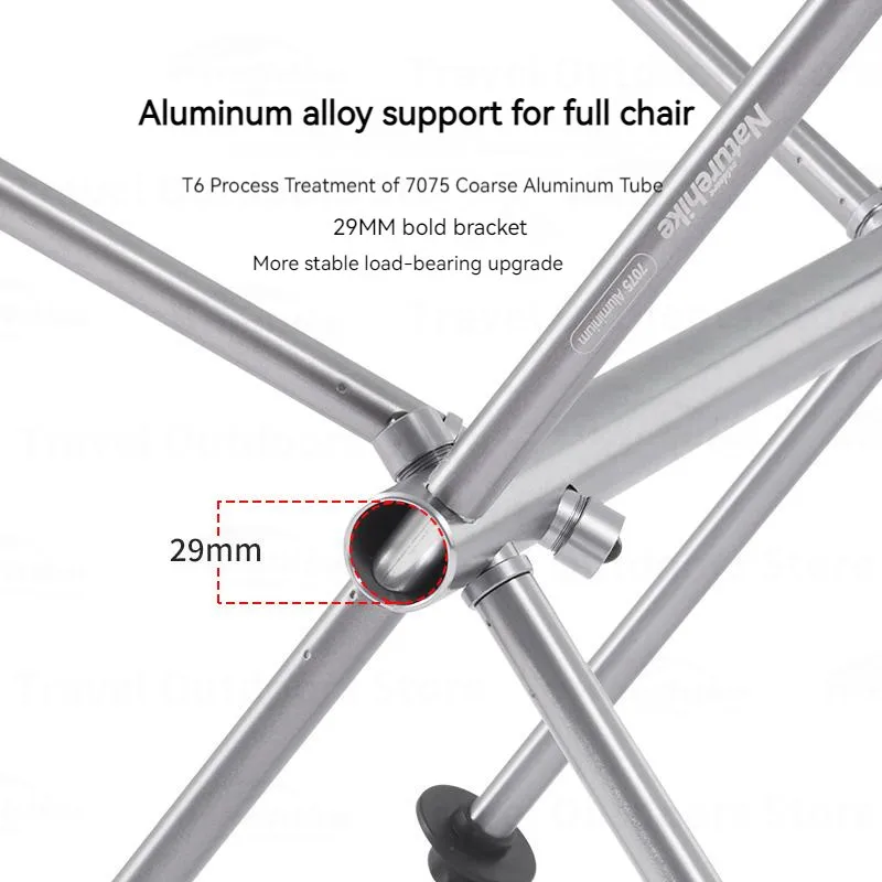 Складные туристические стулья Naturehike YL06 ультралегкое уличное портативное кресло