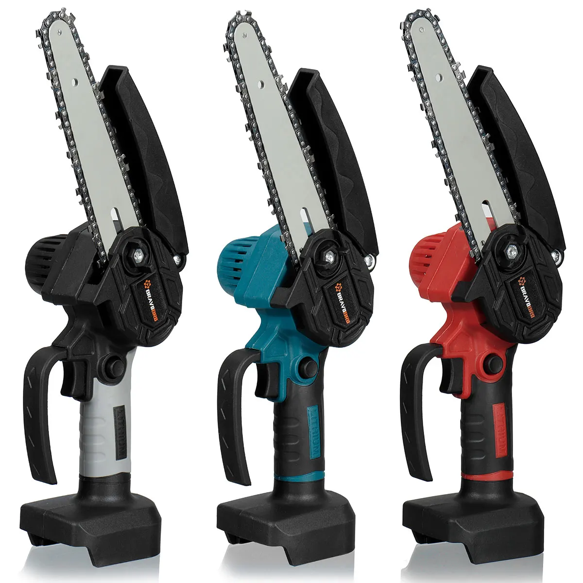 

18V 1200W 5M/S Electric Saw 6 Inch Without Battery Only Chainsaw One-handed Wood Cutter Garden Tool For 18V Battery