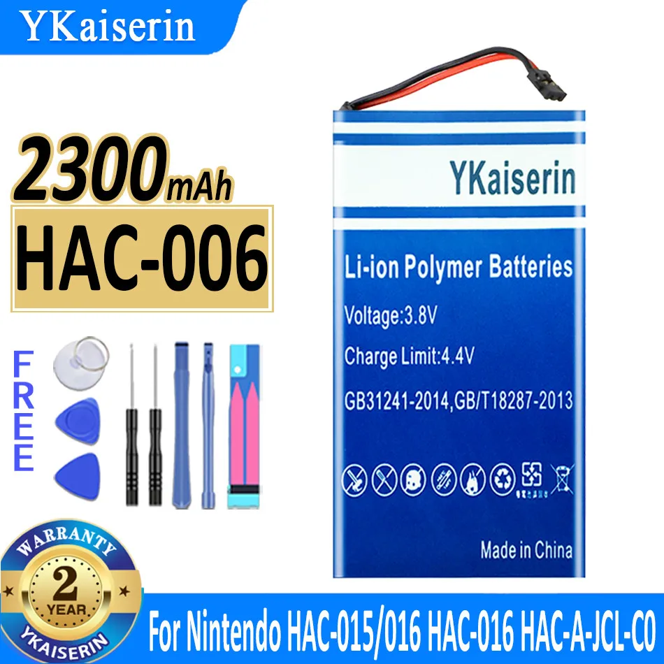 

2300mAh HAC 006 Аккумулятор для Nintendo Switch HAC-006 HAC-015 HAC-016 HAC-A-JCL-C0 Switch NS Joy-Con Controller