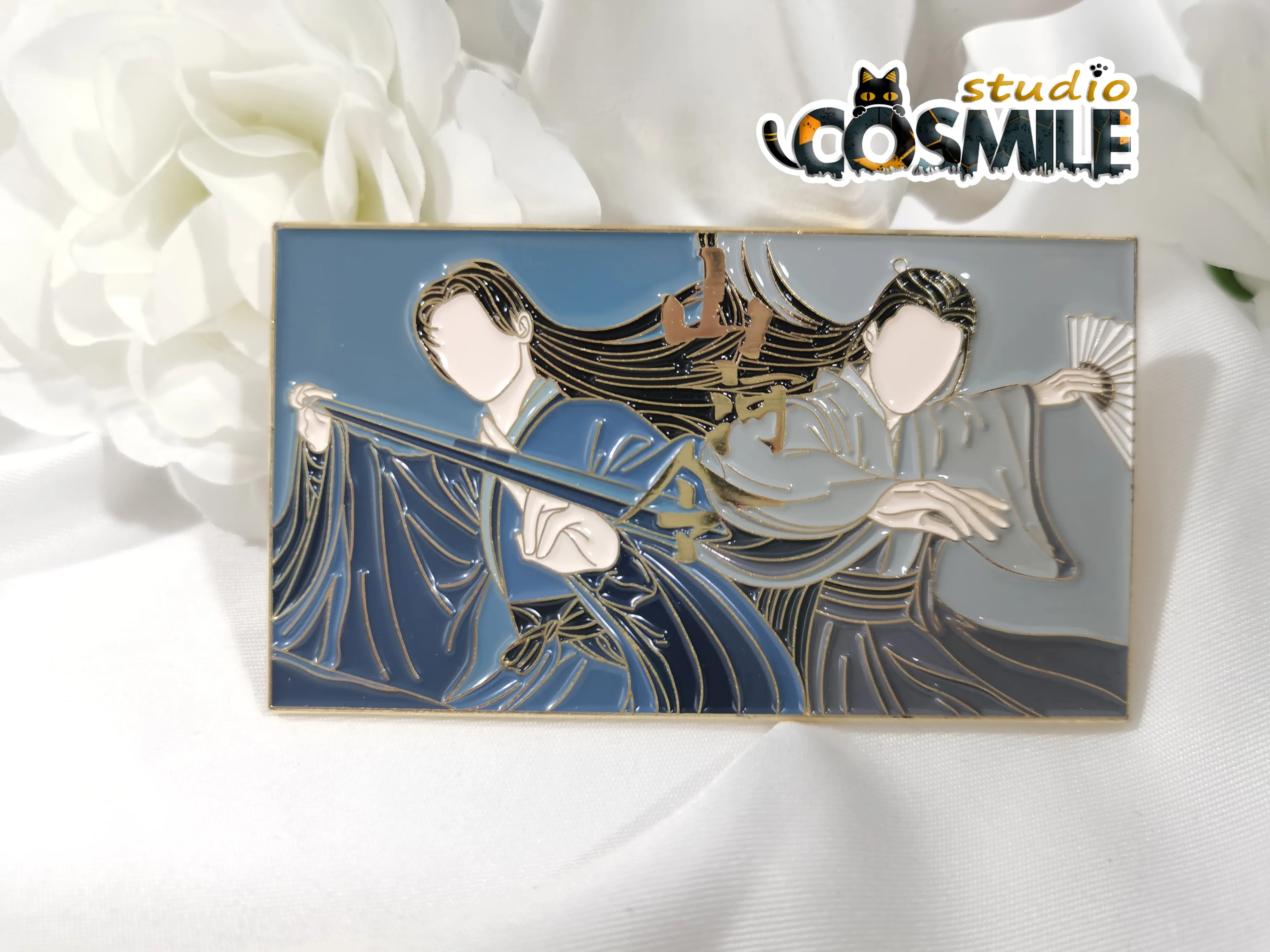 Доступно слово чести He Ling Wen Kexing Zhou Zishu Gong Jun Zhang Zhehan CP Металлический значок Брошь