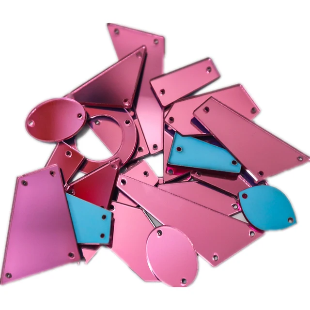 20 шт. разные размеры прозрачные кристаллы швейное зеркало аппликация со стразами