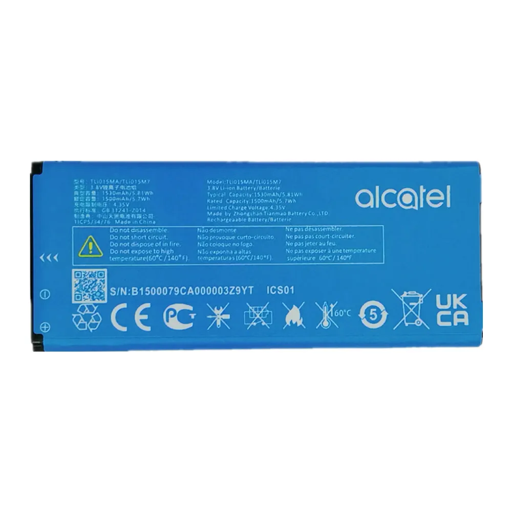 Фото TLi015MA аккумулятор для телефона Alcatel One Touch PIXI 4 4034A 4034D 4034X 4034F для Vodafone Smart Mini 7 VFD300 TLi015M1 TLi015M7 №2