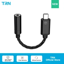 TRN TE DAC AMP Adapter Type-C to 3.5mm Audio Cable  chip Earphone Amplifier PCM 192kHz For TRN Official Store