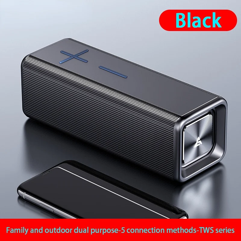 

Bluetooth-Колонка V13 с сабвуфером, Беспроводная портативная Hi-Fi Колонка TWS Series 5.0, время воспроизведения 20 часов