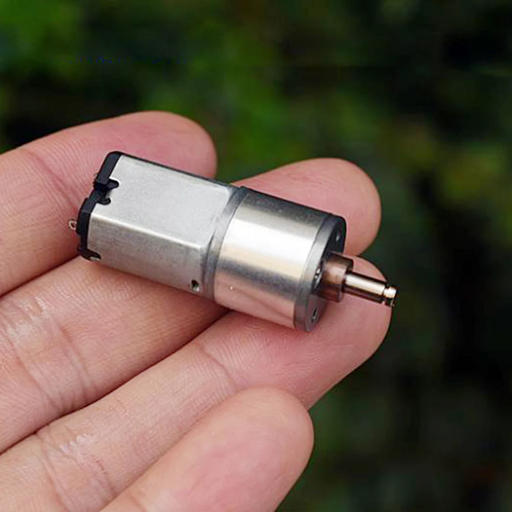 Редукторный двигатель ZGA16R-030, 15 мм, 3-5 В, медленная скорость 109-15 об/мин