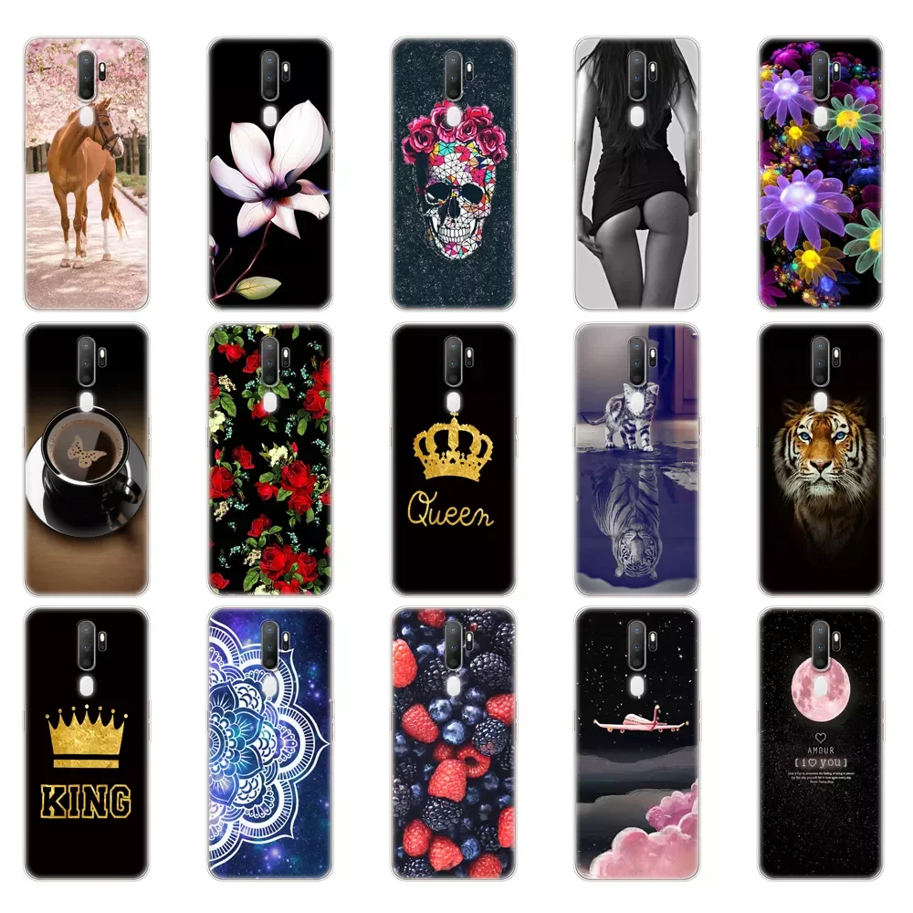 

Case For Oppo A9 A5 2020 Case Soft TPU Phone Shell Back For OPPOA9 OPPOA5 A 9 Coque A 5 Cover Silicon Protective Funda 6.5"