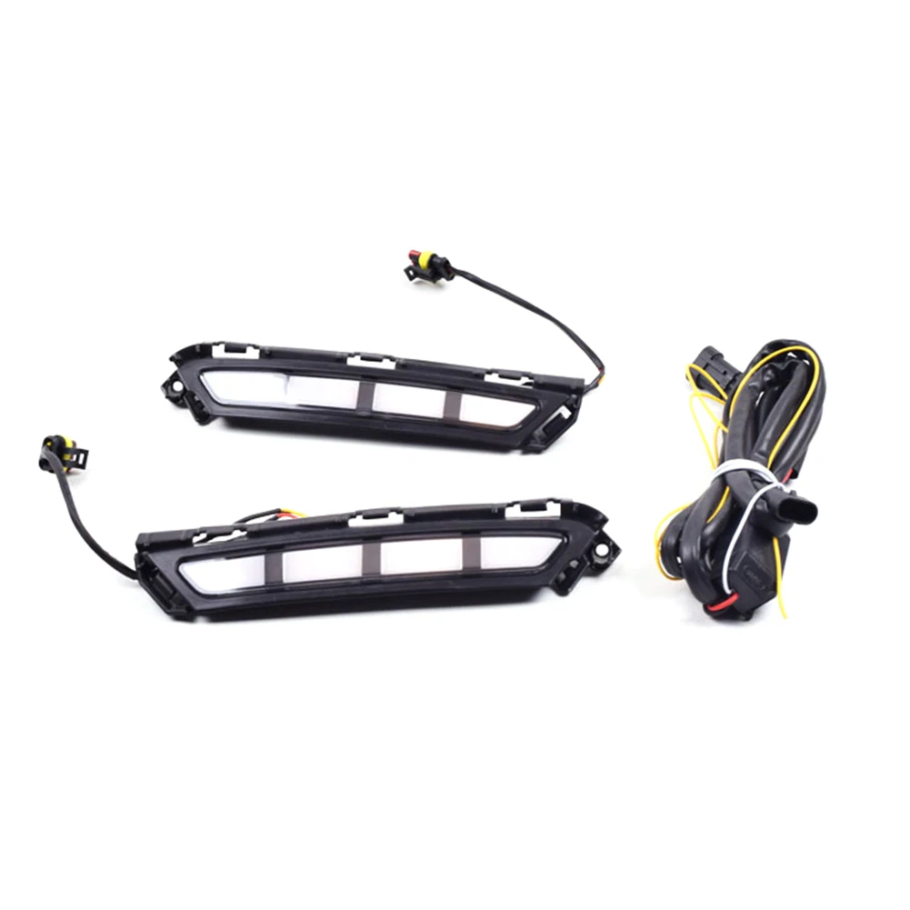 2 шт. для Hyundai Elantra 2019 2020 автомобильные белые светодиодные дневные ходовые огни DRL