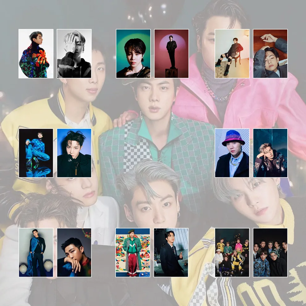 

2 шт./компл. Kpop Bangtan Boys Новый постер GQ VOUGE наклейки HD фото картина комната Домашний декор настенные наклейки подарки коллекция поклонников