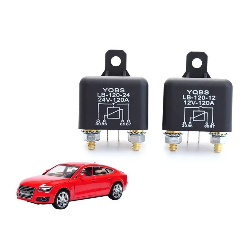 

Пусковое реле 120 А, 12 В/24 В, автомобильное пусковое реле тяжелого тока