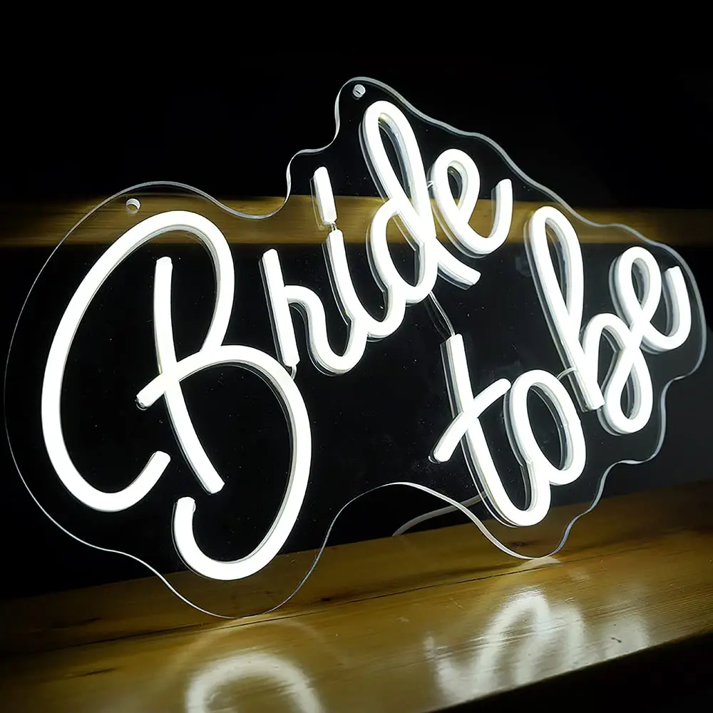 

Bride To Be Neon Sign Light Party Wedding Store Decor Light Romantic Personality on Wall Decoration Neon LED Light USB