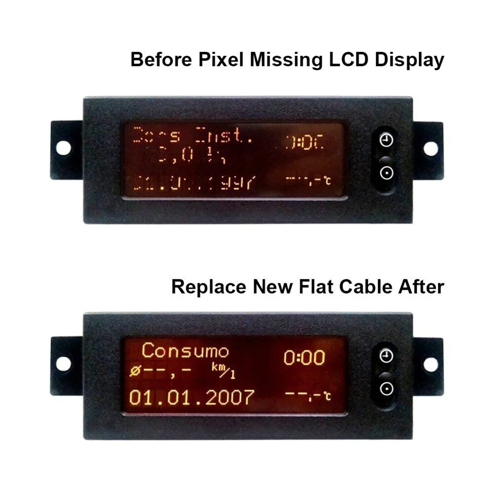 

LCD Display For Opel ASTRA Info Display 024461677 Car Stereo Screen Pixel Repairing LCD Display Ribbon Cable Easy Installation