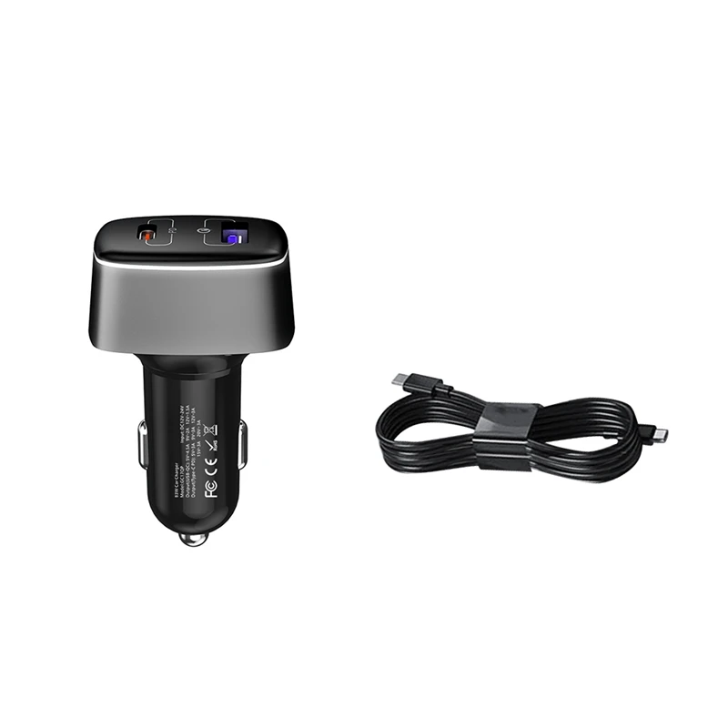 

For DJI Mavic 3 100W Car Charger Type C Dual Ports Fast Charging High Power Charger For DJI Mavic 3 Drone Accessories