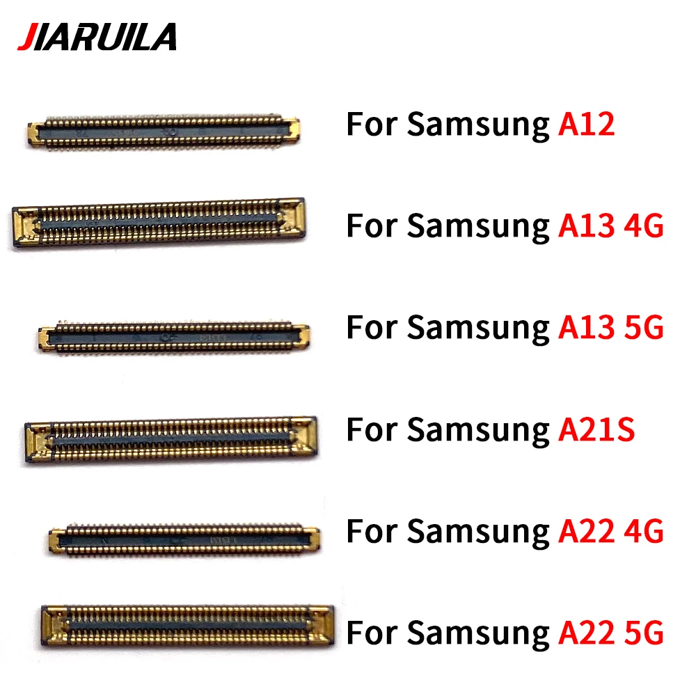 10 шт./лот для Samsung A12 A13 4G 5G A21S A22 ЖК-экран дисплей гибкий FPC разъем на материнской