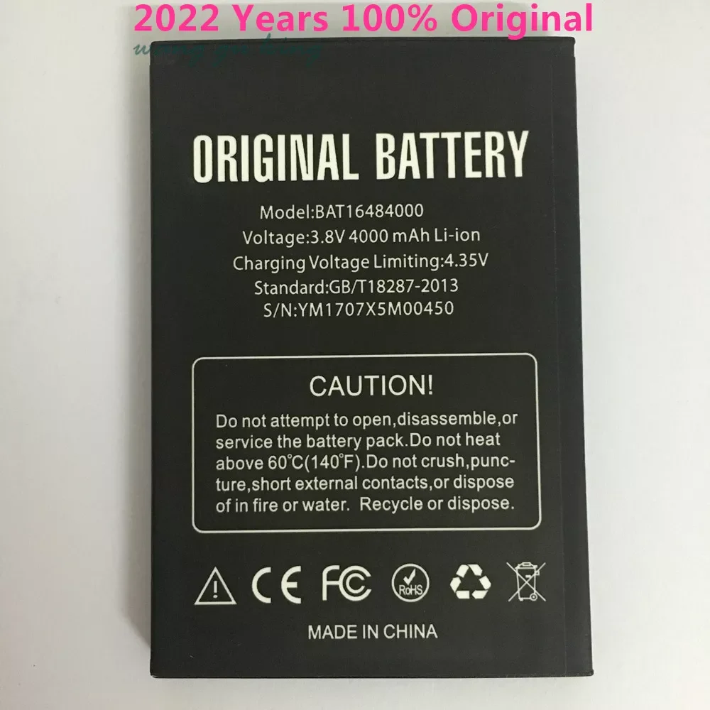 

2023New New BAT16484000 3.8V 4000mAh Battery for DOOGEE X5 MAX x5max Pro