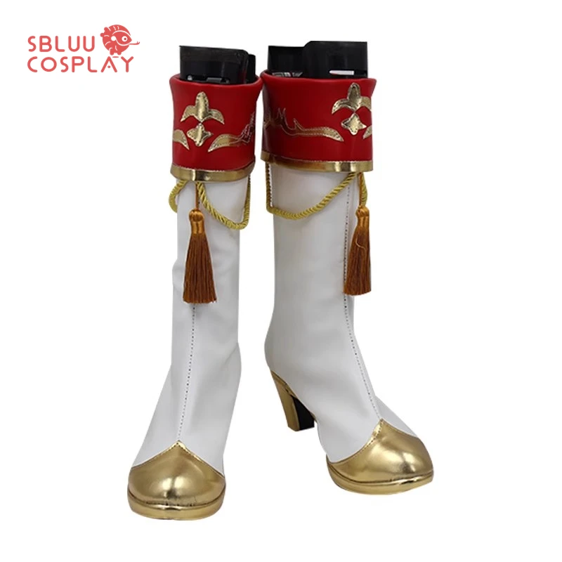 SBluuCosplay Game Kitasan Черные туфли для косплея на высоком каблуке Сапоги заказ