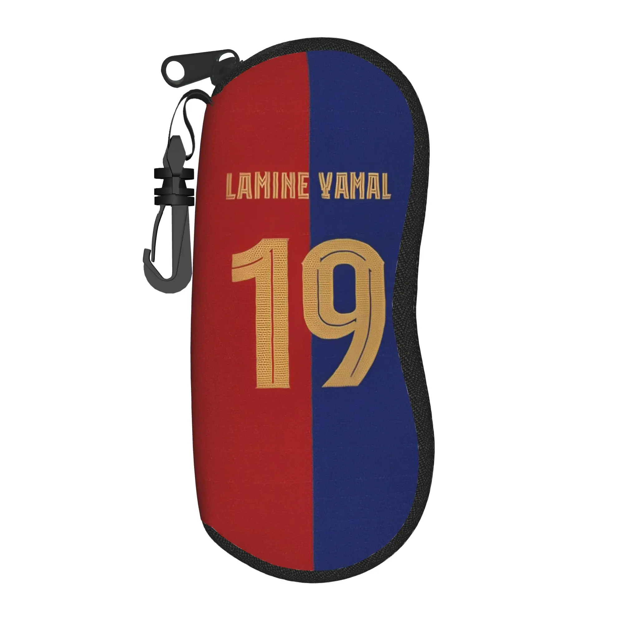 Фото Чехол для очков Number 19 Football Lamine Y-Yamal, унисекс, с защитой от падения, на молнии, коробка для хранения очков, маленькая коробка для очков №1