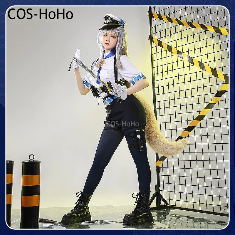 Костюм для косплея COS-HoHo Vtuber Nijisanji Shioriha Ruri униформа полицейских игр костюм ролевых