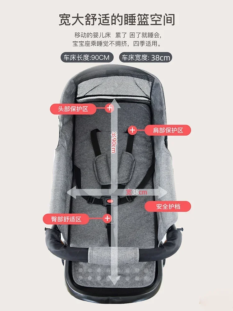 Детские коляски могут сидеть или лежать легкие складные детские отличный