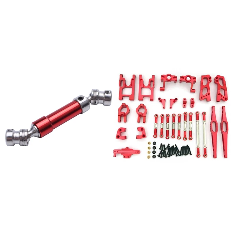 

1Pcs Rear Center Drive Shaft CVD Transmission Shaft For 1:12 Wltoys 12428 12423 & 1Set 12428 12423 Upgrade Accessories