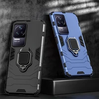 keysion shockproof armor case for xiaomi poco f4 5g ring stand bumper phone back cover for redmi k40s k50 pro k40 gaming k30 k20
