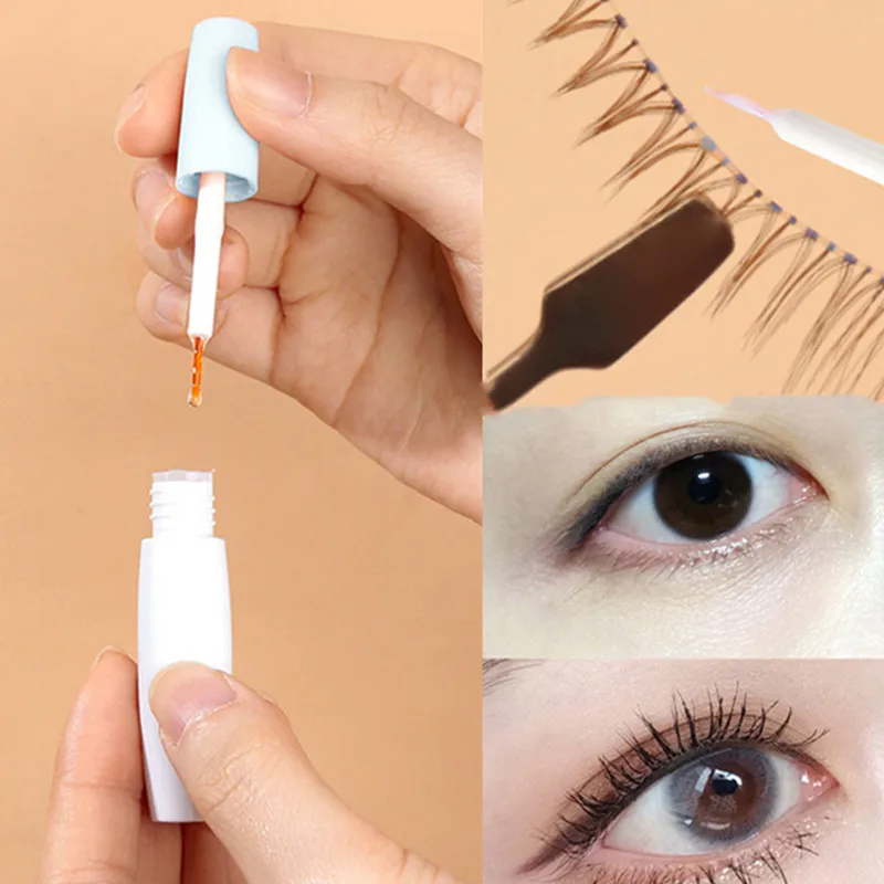 

Eyelash Glue Waterproof Quick Dry Adhesive False Lash Glue Clear Makeup Fake Eyelashes Extension Glues Cosmetic