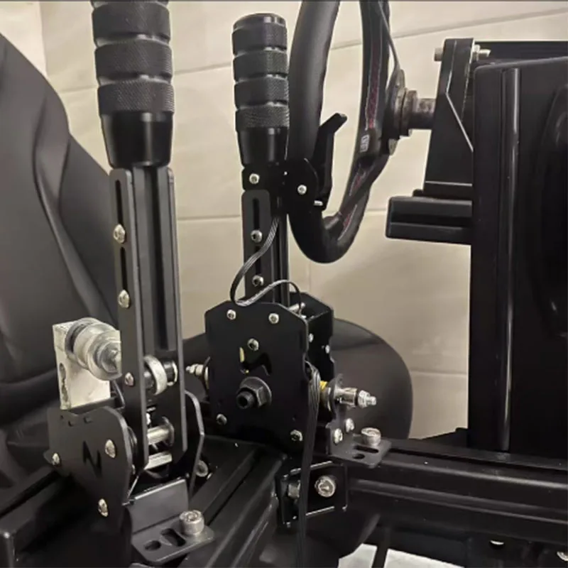 Фото Sim Racing Games PC USB Sequence Shifter Ручной тормоз для Logitech G29/G27/G25 Thrustmaster T300RS/GT База рулевого колеса №2