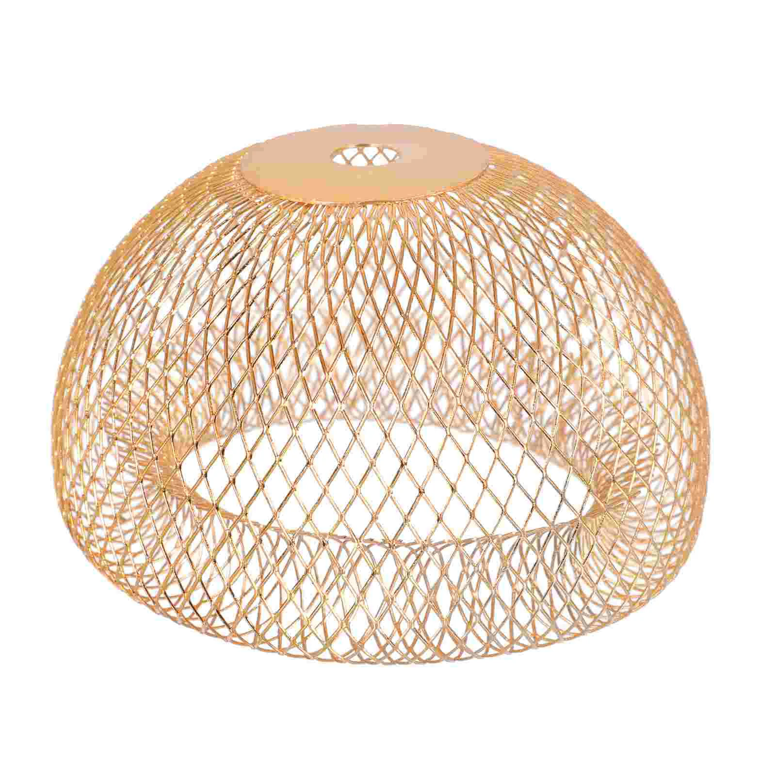 

Shade Lamp Light Cage Pendant Lampshade Chandelier Shades Metal Wire Ceiling Cover Hanging Replacement Bird Floor Table Wall