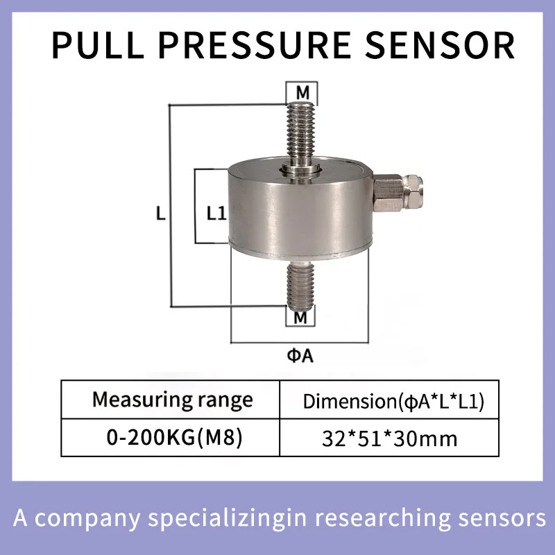 

Мини-штоковая капсула/диафрагменная коробка Тензодатчик силы веса Датчик испытания Натяжение Точность сжатия 0,02% Нержавеющая сталь Китай