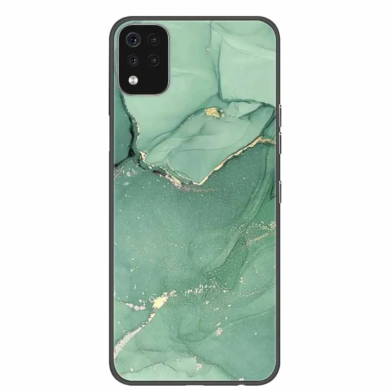 Фото Для LG K42 K52 K62 Q52 чехол мраморный бампер Силиконовый ТПУ мягкий чехол для телефона для LGK52 LGK62 LGK42 LGQ52 K 52 K 42 мультяшный чехол №4