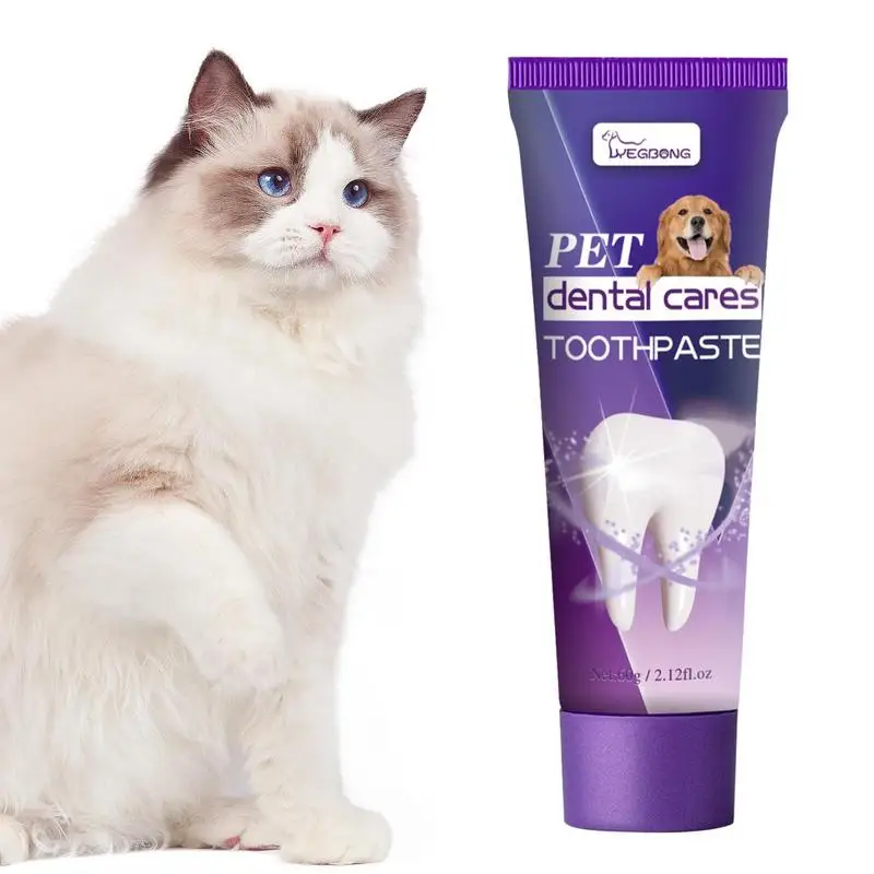 

Toothpaste For Dogs And Cats 60g Deep Cleaning Dog Toothpaste Eliminates Bad Breath Cleans Teeth Fights Bad Breath Toothpaste