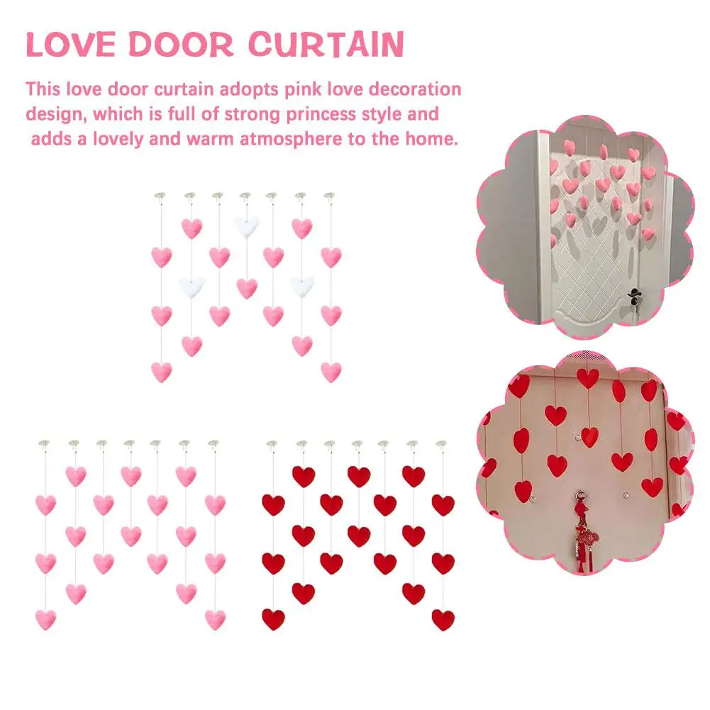 Милая дверная занавеска декор подвески в форме сердца кисточка девочка Валан