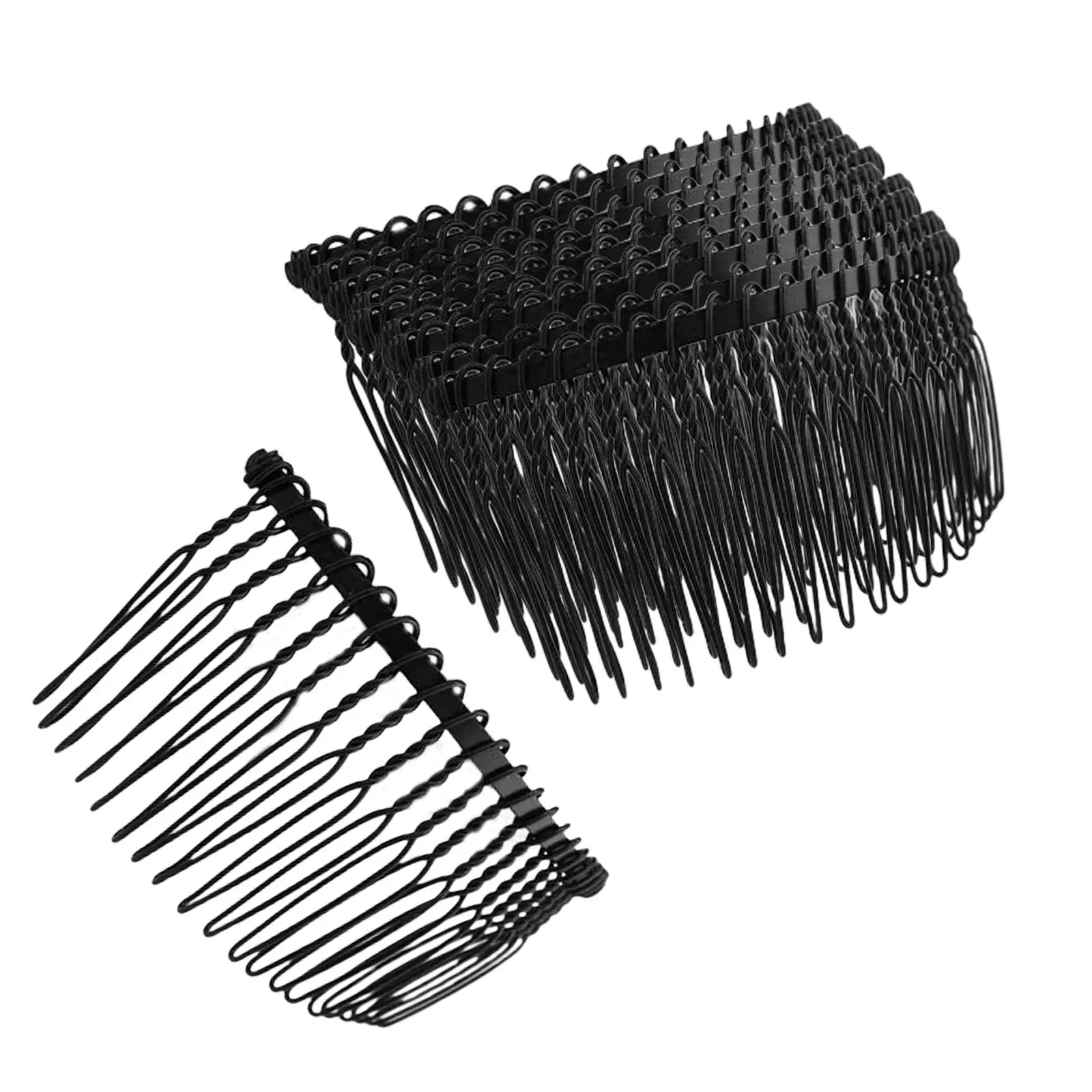 

10 шт., заколки для волос с 20 зубцами