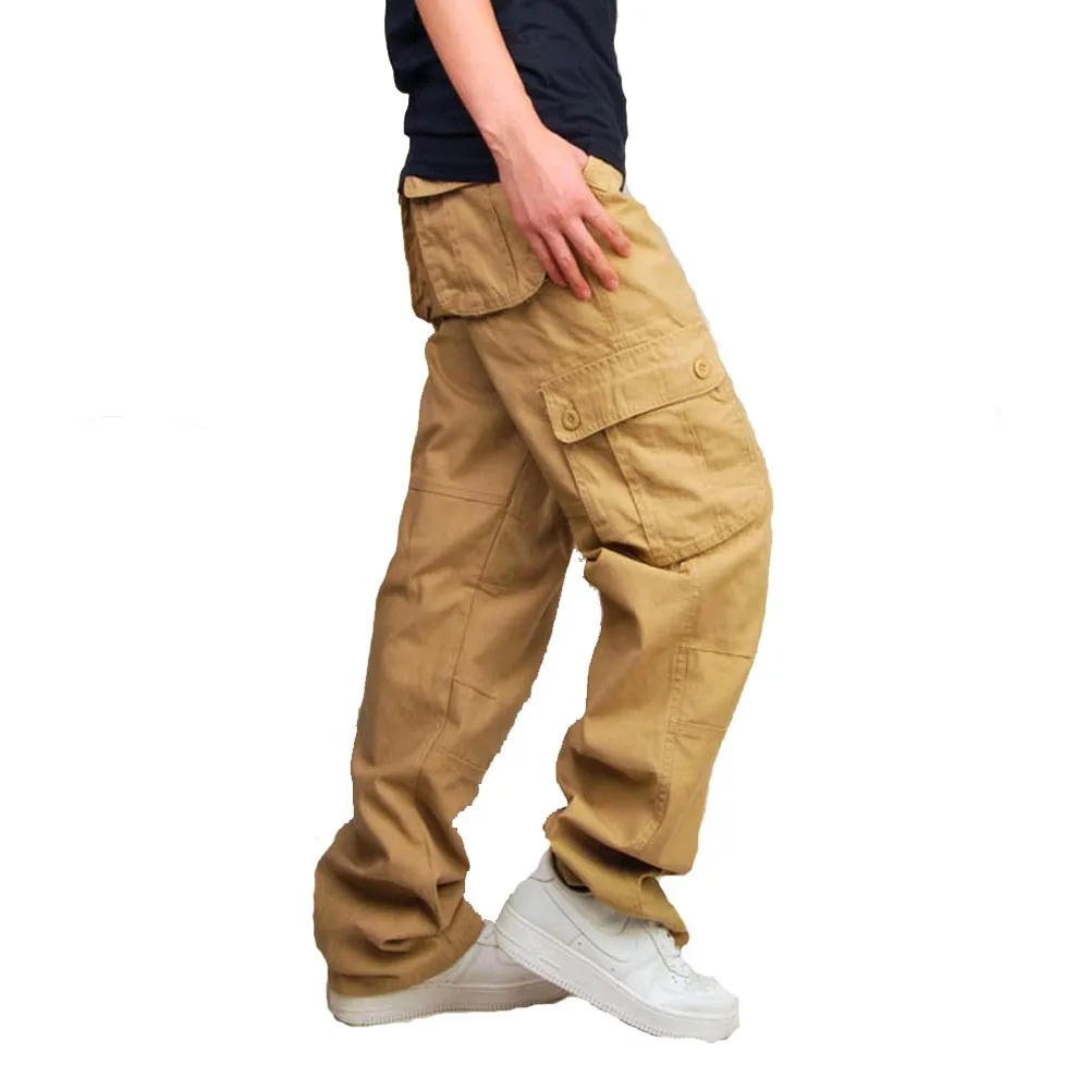 Loose Multi-pocket Cargo Pants Outdoor Overalls Men's Pants Casual Camouflage Pants Streetwear