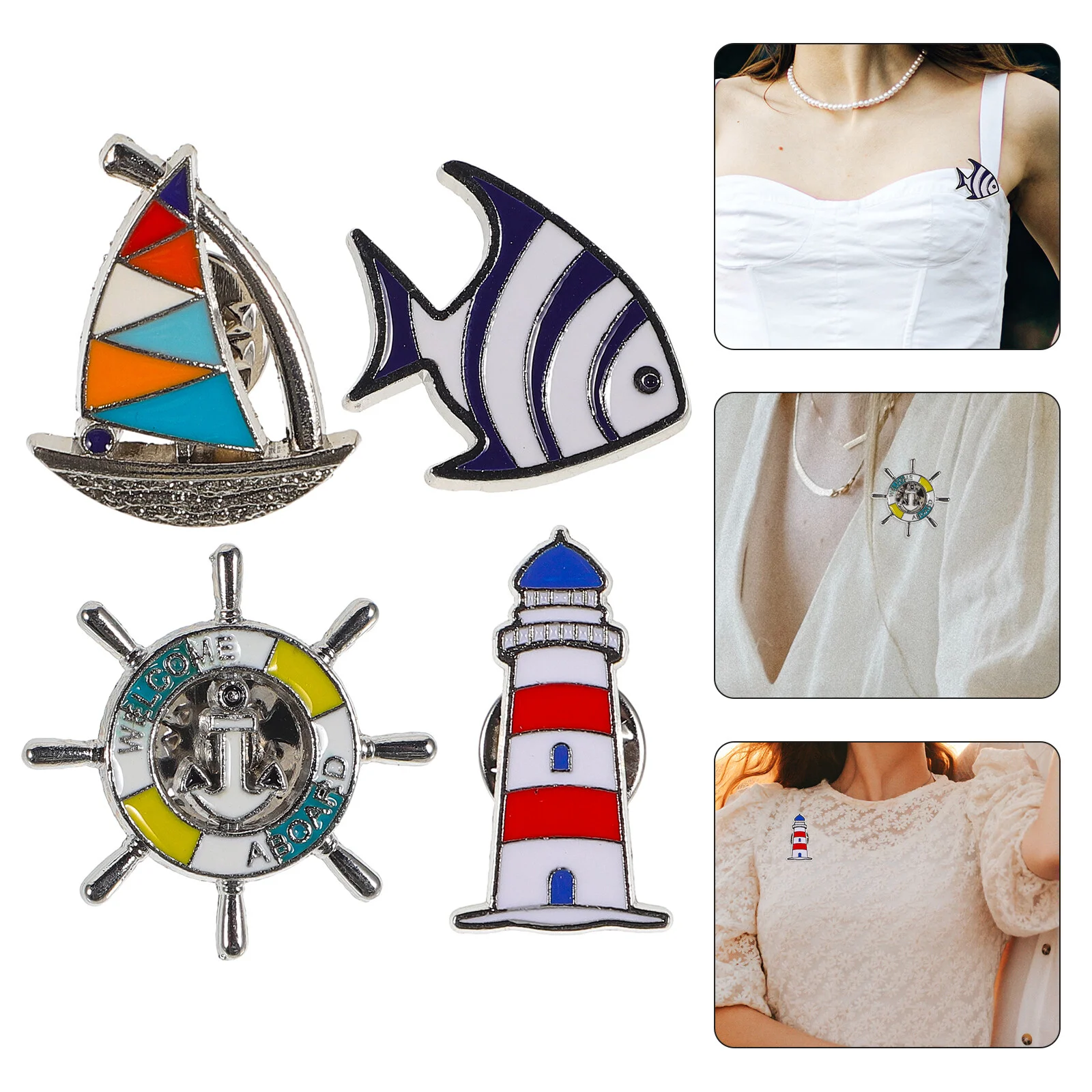 

4 шт., брошь для девочек