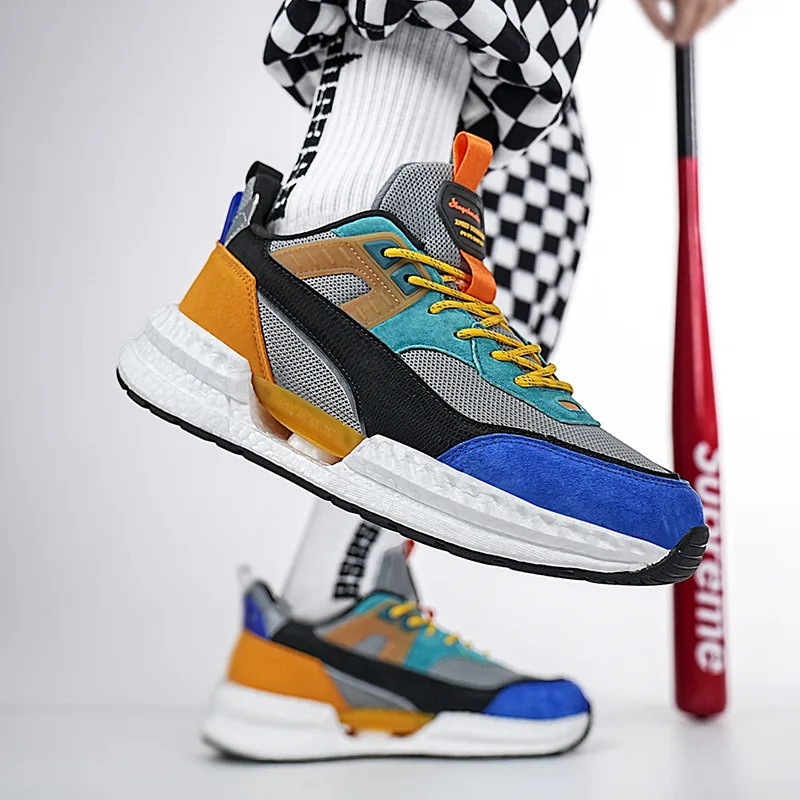 Men Air mesh Running Shoes Breathable Autumn Sport Shoes comfortable casual Sneakers Outdoor Forrest Gump Shoes Tennies shoes