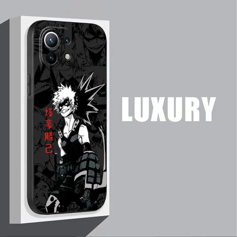 Фото Чехол для телефона Katsuki Bakugo My Hero Academia для Xiaomi Poco X7 M7 Pro X3 X5 X6 M5 F6 Mi F7 15 Ultra 14T 13T 12T 11T 10T Pro Cover №3