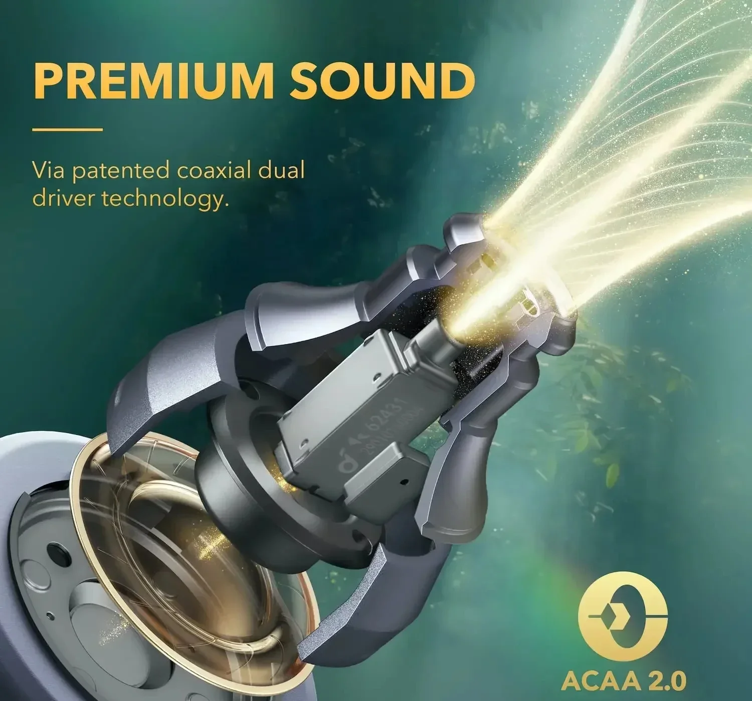 Наушники Anker Liberty soundcore 3 Pro с шумоподавлением и беспроводными наушниками ACAA 2.0