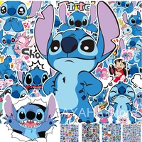 50100pcs disney cartoon cute lilo stitch stickers for kids diy skateboard laptop luggage waterproof kawaii sticker decals toys