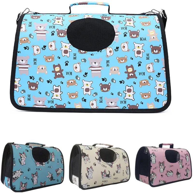 

Pet Carrier For Dog Kitten Cat Perin Transport Carrier Bag Animal Print Crossbody Sling Should Handbag Pouch Tote Dog Suppliers