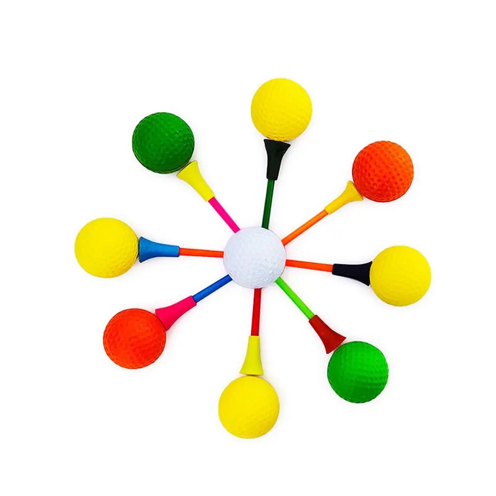 50 шт./лот футболка для тренировочного мяча гольфа 42 мм/54 мм/70 мм футболки тип чашки