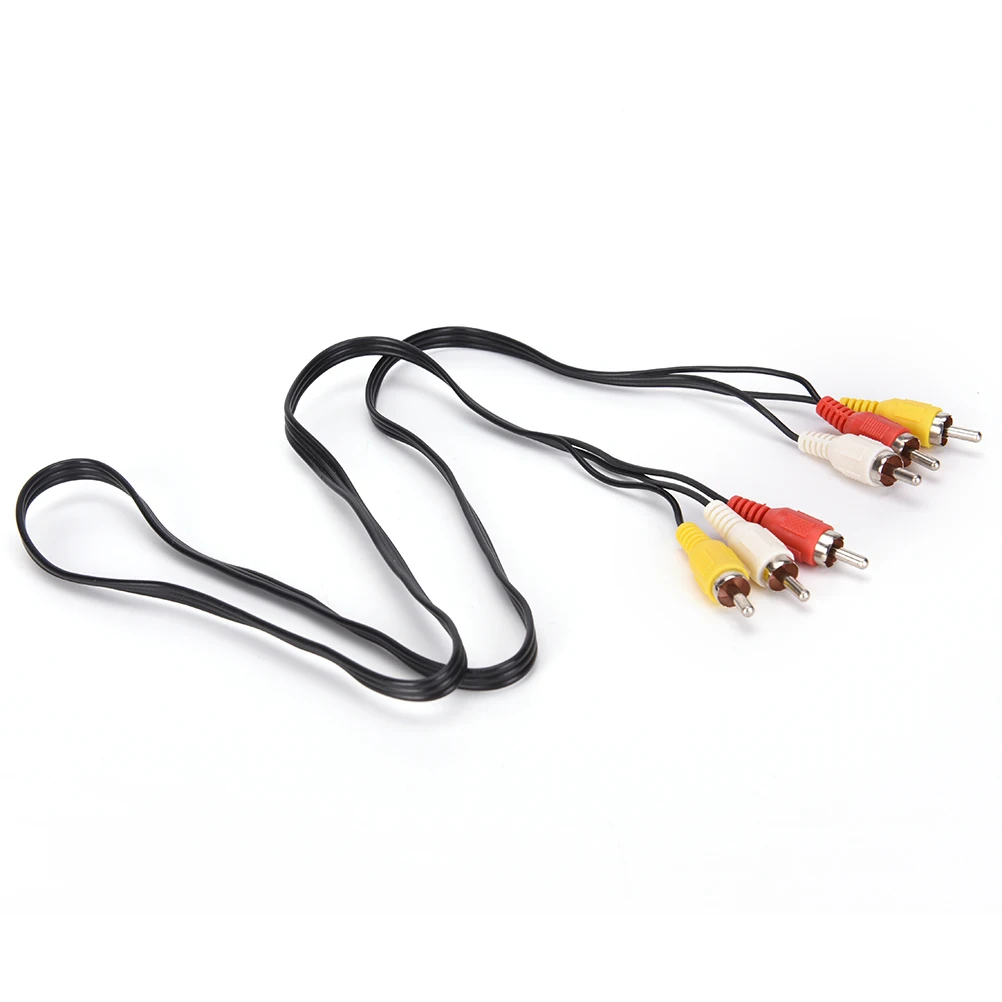 

Лидер продаж, композитный AV-кабель 3 RCA папа-3 RCA папа, 1 м, аудио/видео кабели