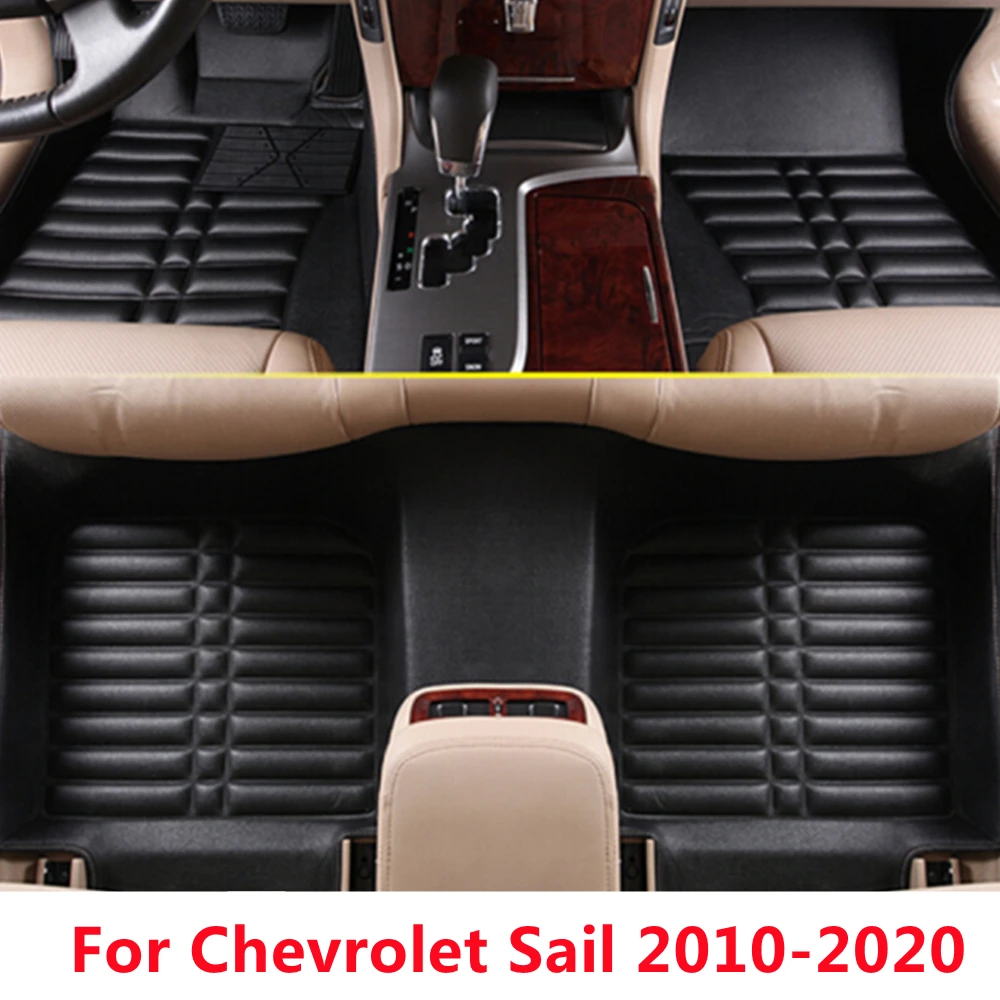 

SJ 3D Waterproof Custom Car Floor Mats Front & Rear FloorLiner Styling Auto Carpet Mat FIT For Chevrolet SAIL 2010 2011-12-2020