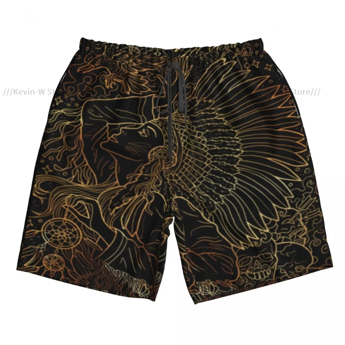 Купальник пляжный быстросохнущие трусы для мужчин фантазийный Американский