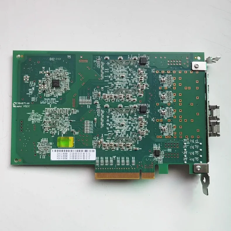 Для QLOGIC QLE2564 8 ГБ FC оптоволоконная карта 4-портовая HBA PX 4810402 (Без оптического