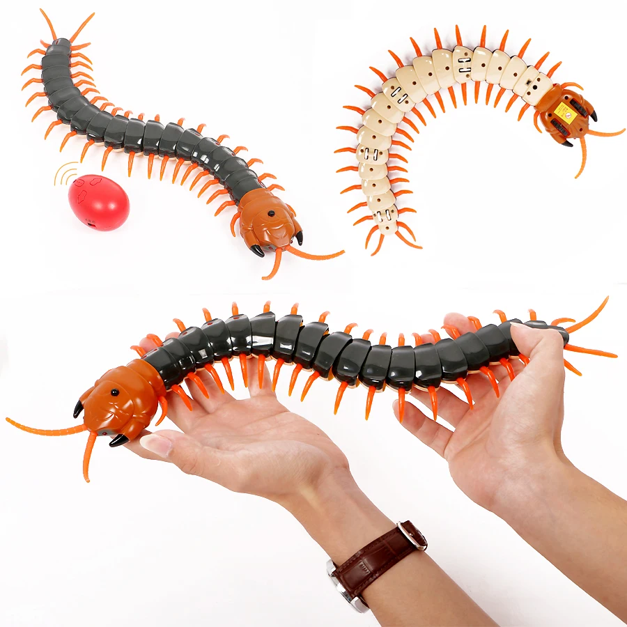 

Funny Electronic Pet Remote Control Simulation Giant IR RC Scolopendra Centipede April Fools' Day Tricky Prank Insect Toy Gift