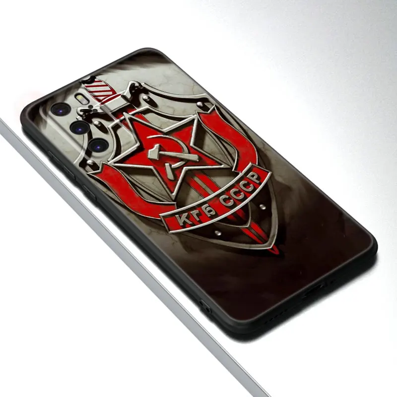 Чехол для телефона с символами флага СССР Huawei P50 P40 P30 P20 P10 P9 P8 Lite 2017 P Smart Z S Pro 2021 2020