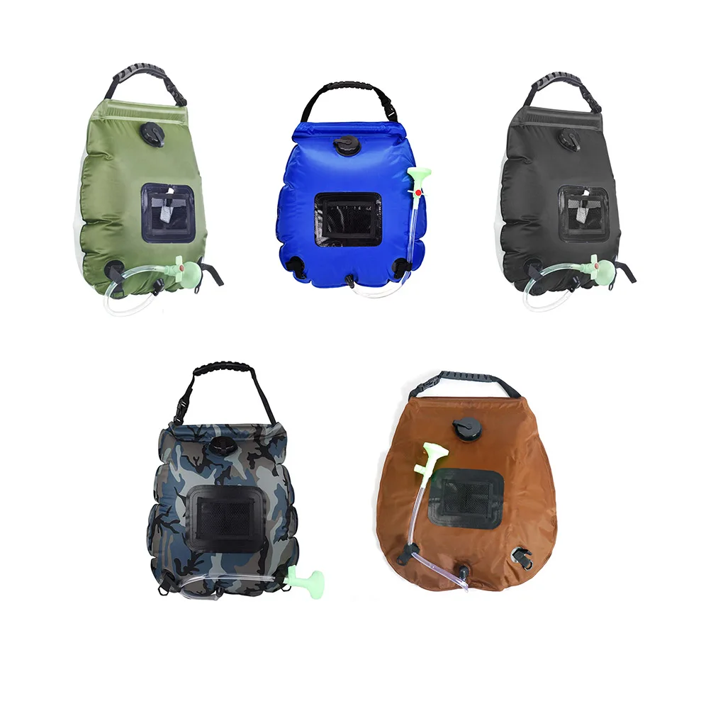 

Solar-powered Outdoor Shower Bag Refillable Travelling Water Storage Pouch